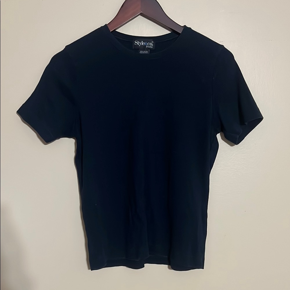 Black Crew Neck T-Shirt